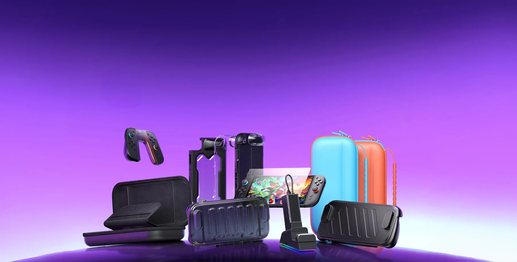 JSAUX Switch 2 配件系列高清产品图